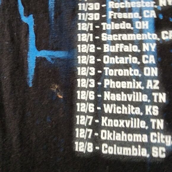 Gildan Trans Siberian Orchestra Black 2023 Tour Tshirt 2 Sided Size Large - Picture 9 of 9